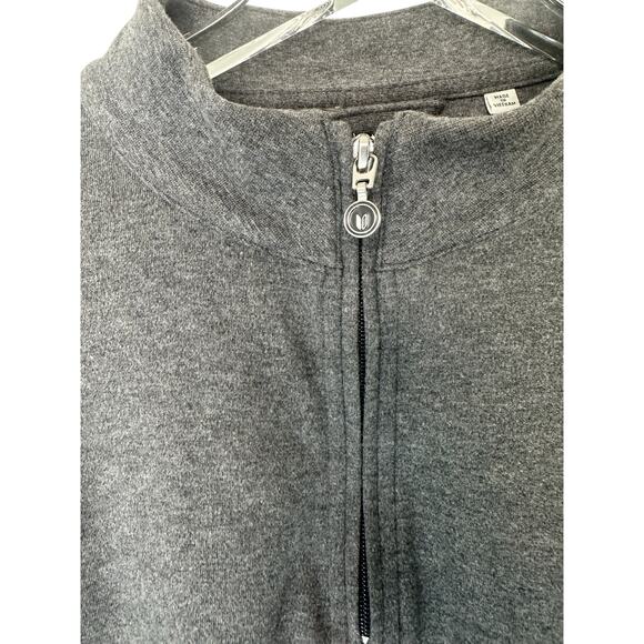 John Ashworth Co. Link Soul Men's Gray Half Zip Golf Pullover Shirt Large - Picture 5 of 10